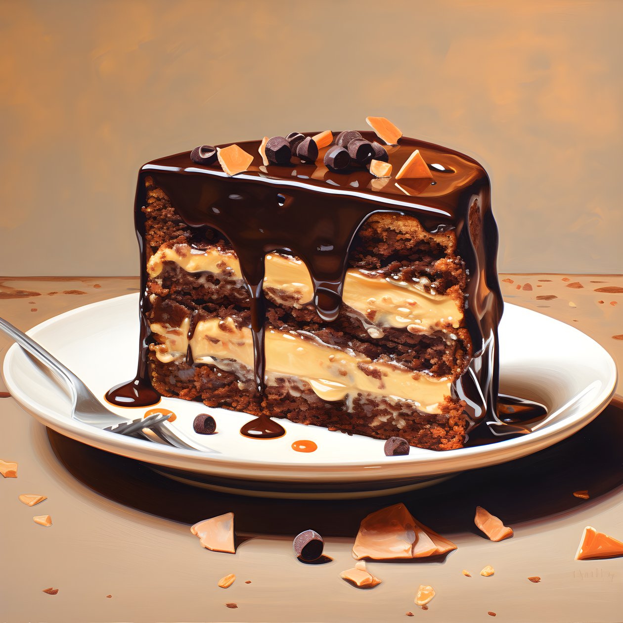 Chokladkola rabarberkaka 4 av Kurt Heppke