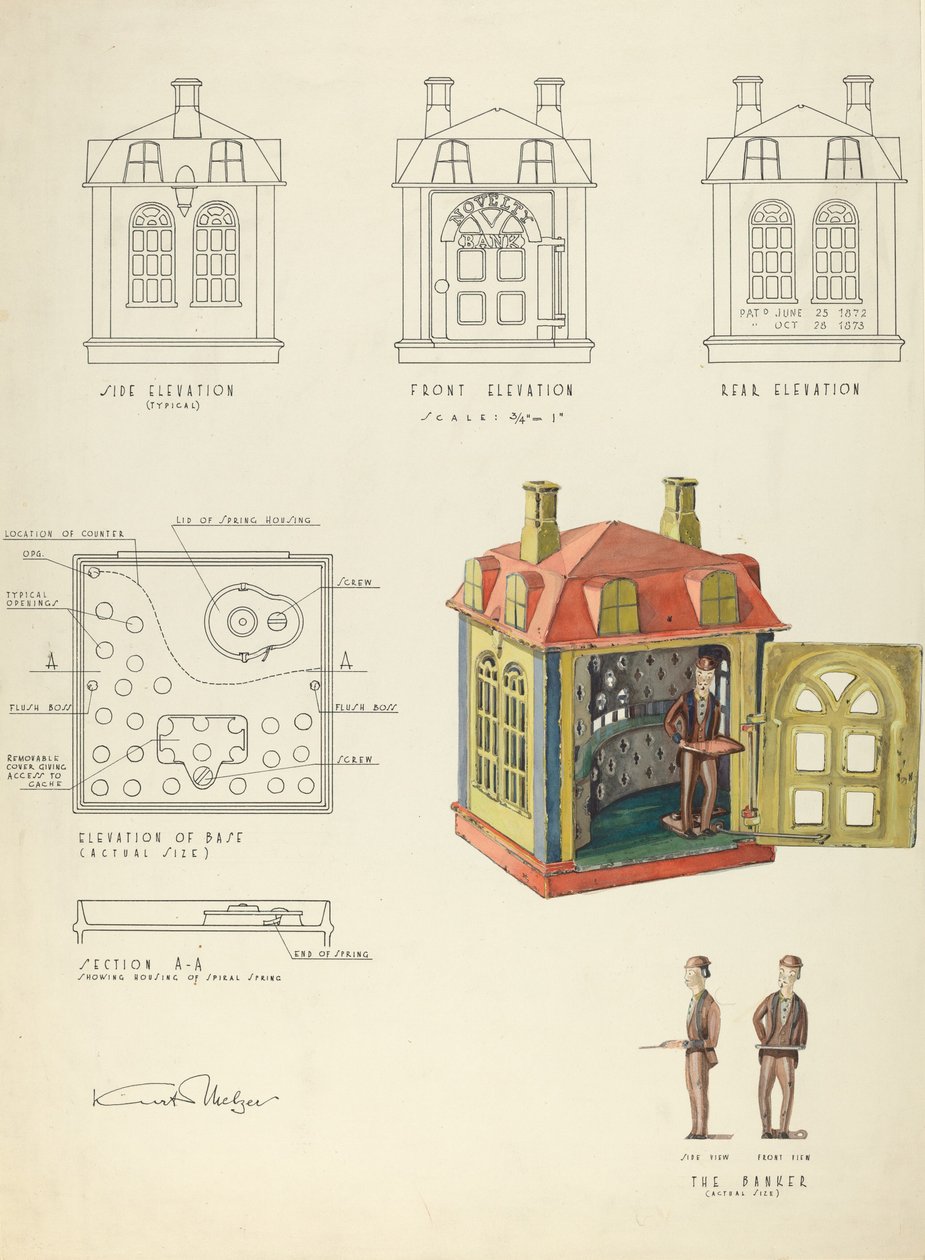 Leksaksbank, 19351942. av Kurt Melzer