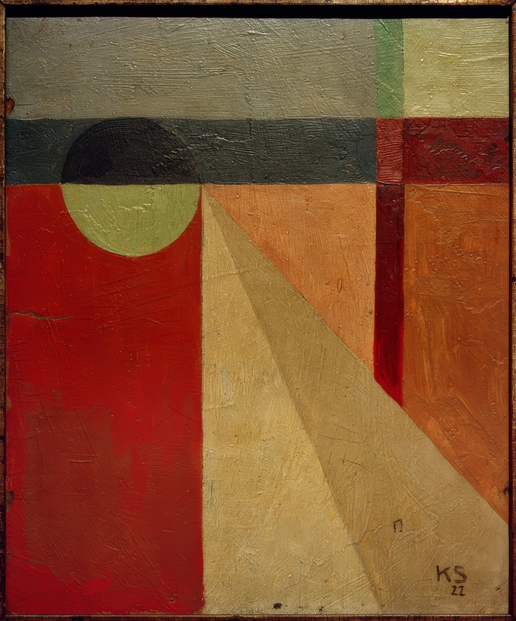 Abstraktion 45 / bollklänning av Kurt Schwitters