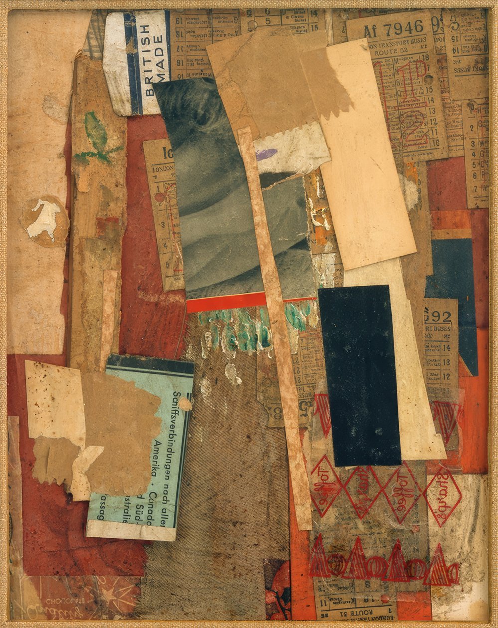 Brittisk tillverkad av Kurt Schwitters