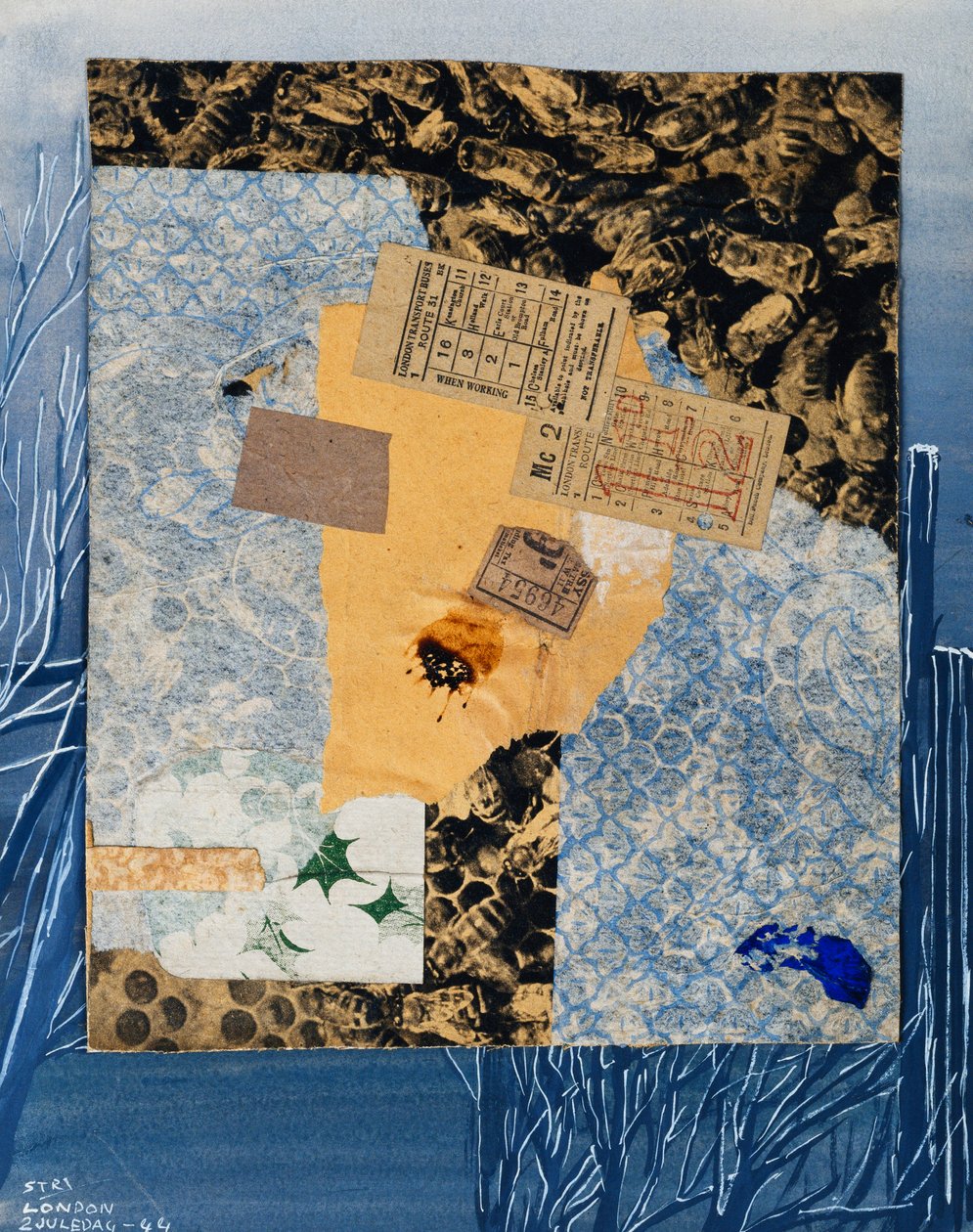 Bussbiljetter, 1944 av Kurt Schwitters