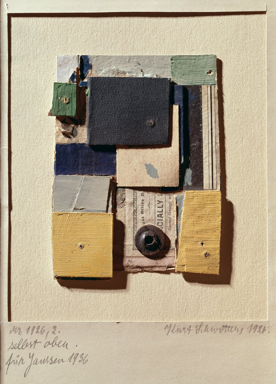 Collage, 1936 av Kurt Schwitters