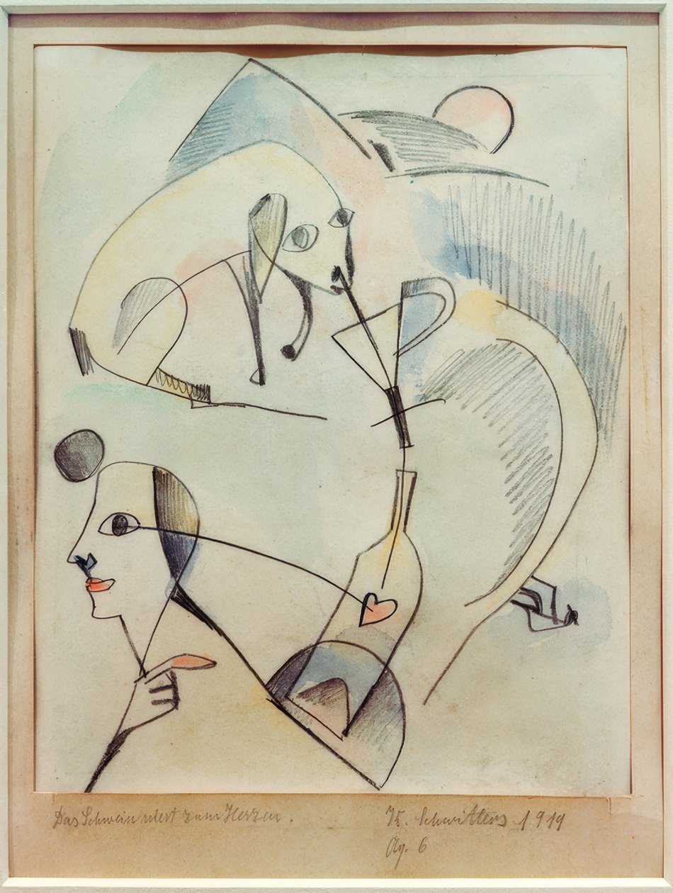 Grisen nyser till hjärtat av Kurt Schwitters