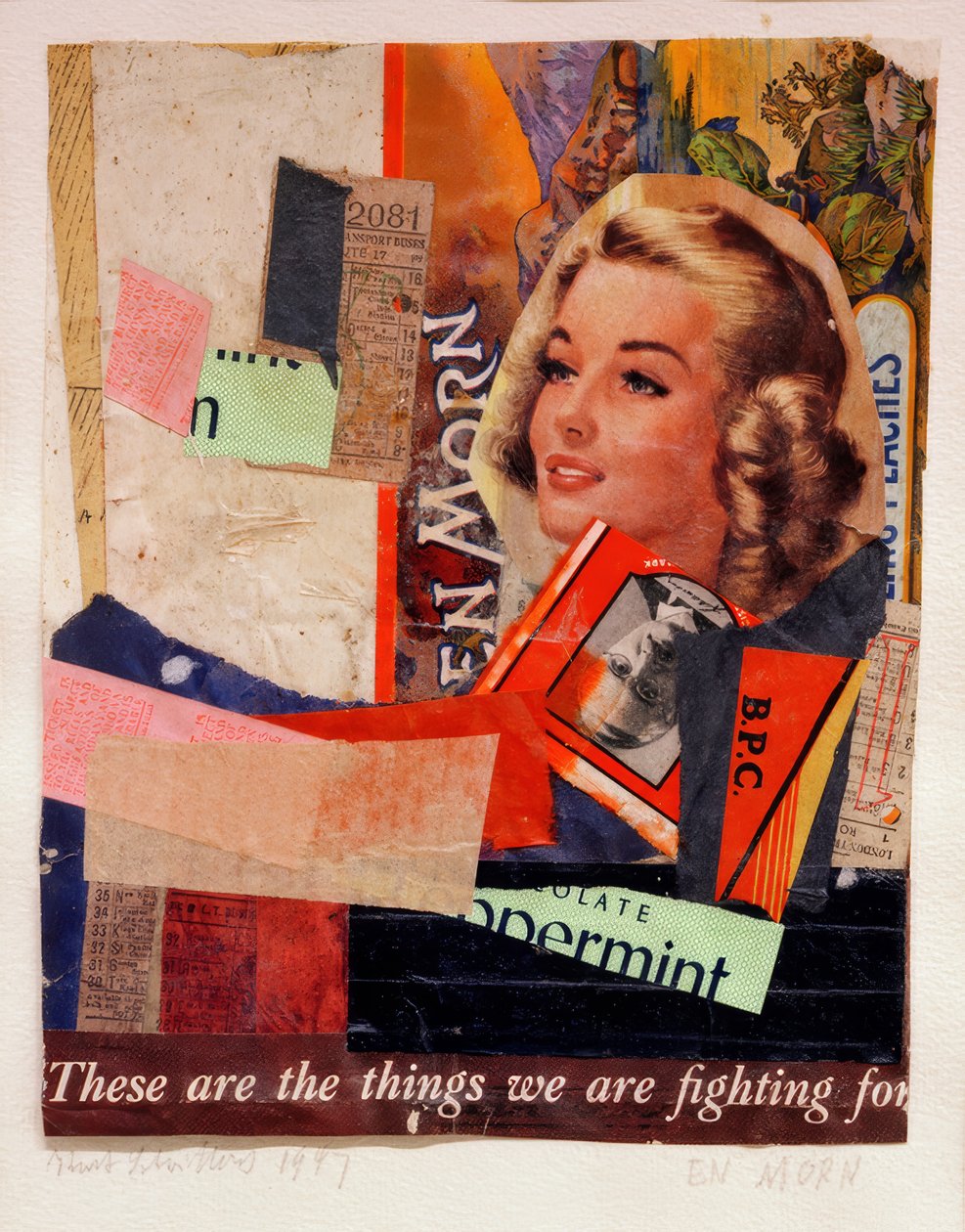 EN MORN av Kurt Schwitters