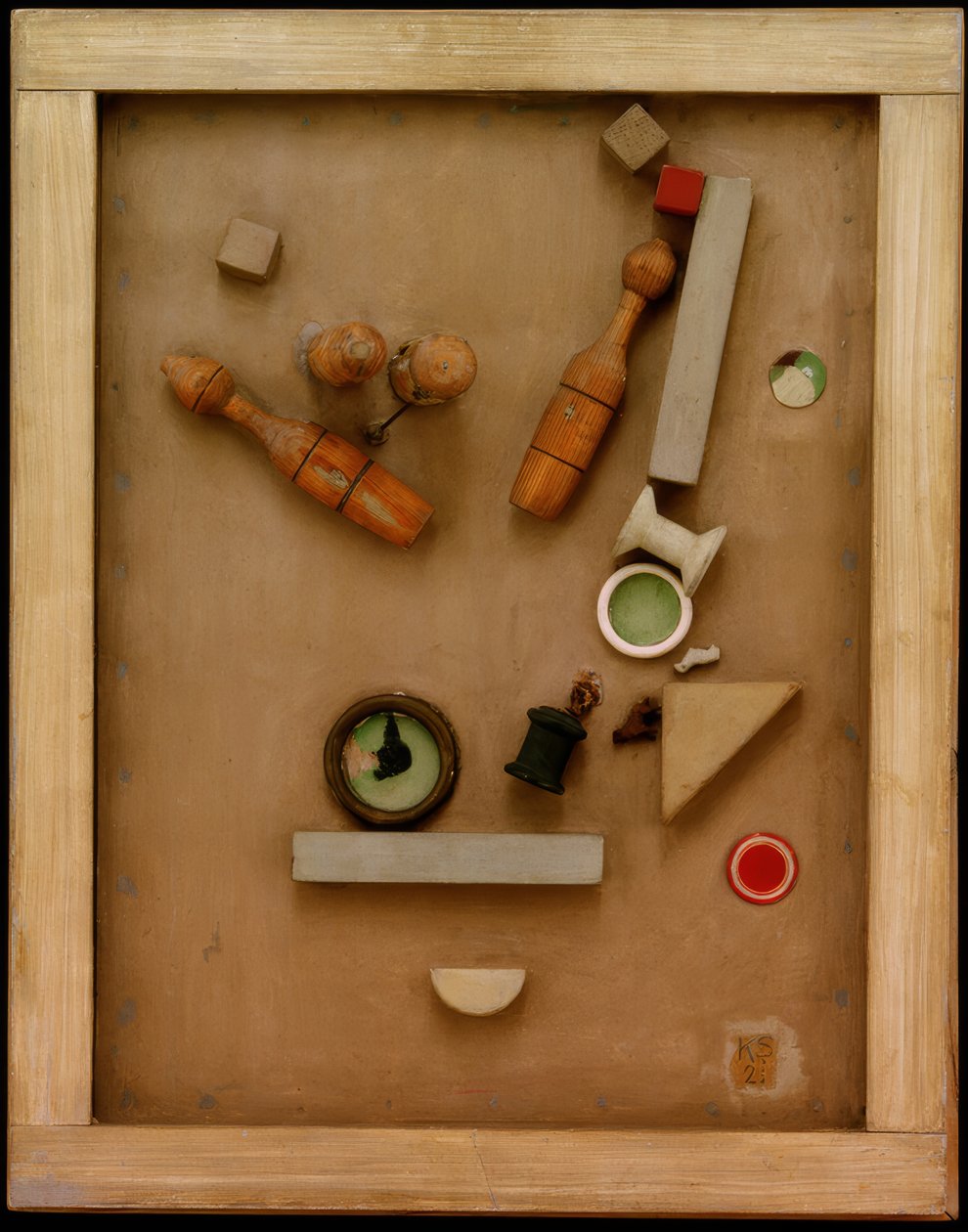 Merzbild 46 A. Konbilden av Kurt Schwitters