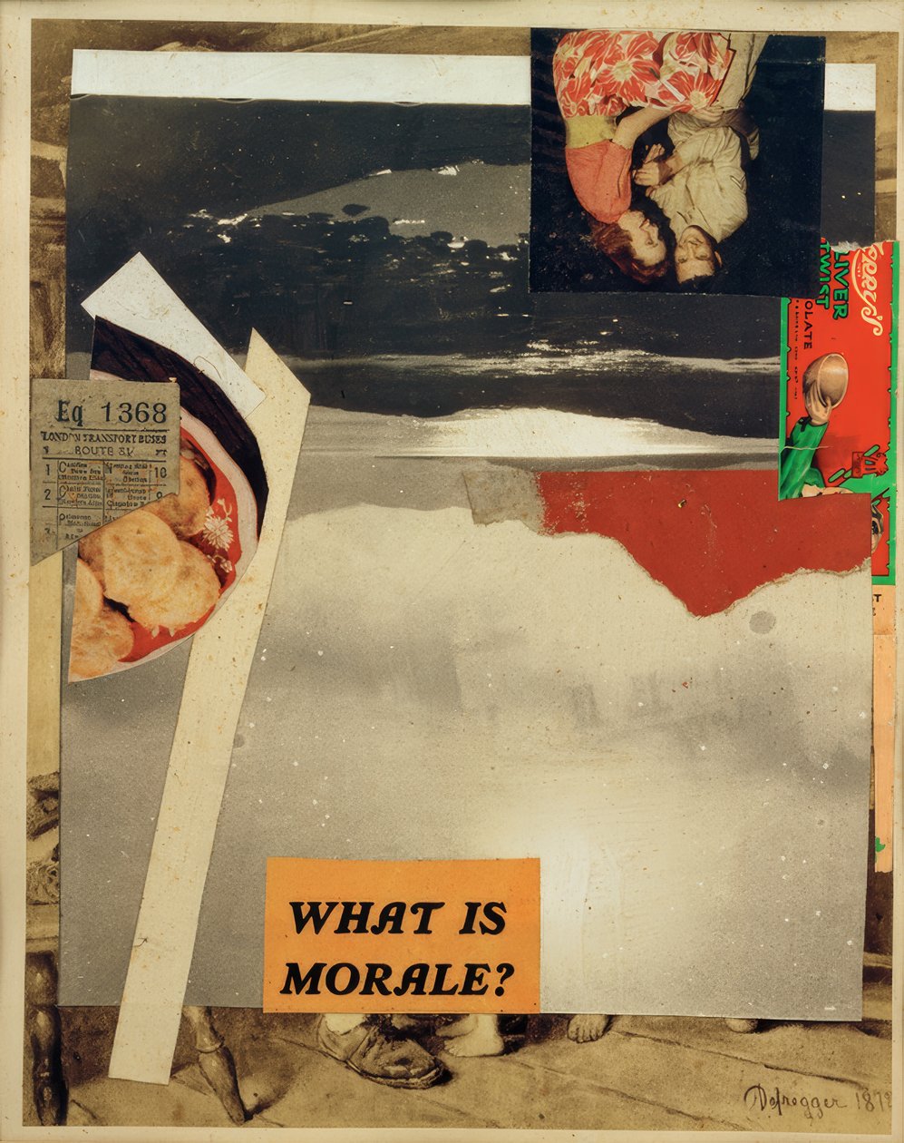 Untitled (The Doll) av Kurt Schwitters