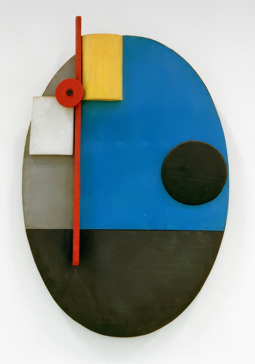 Namnlös (oval konstruktion) av Kurt Schwitters