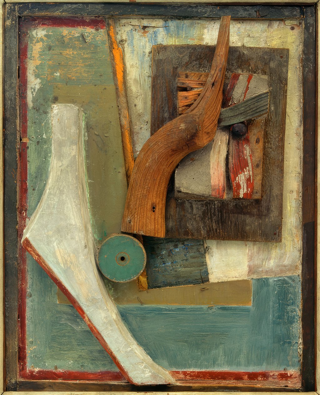 Untitled (lättnad i lättnad) av Kurt Schwitters