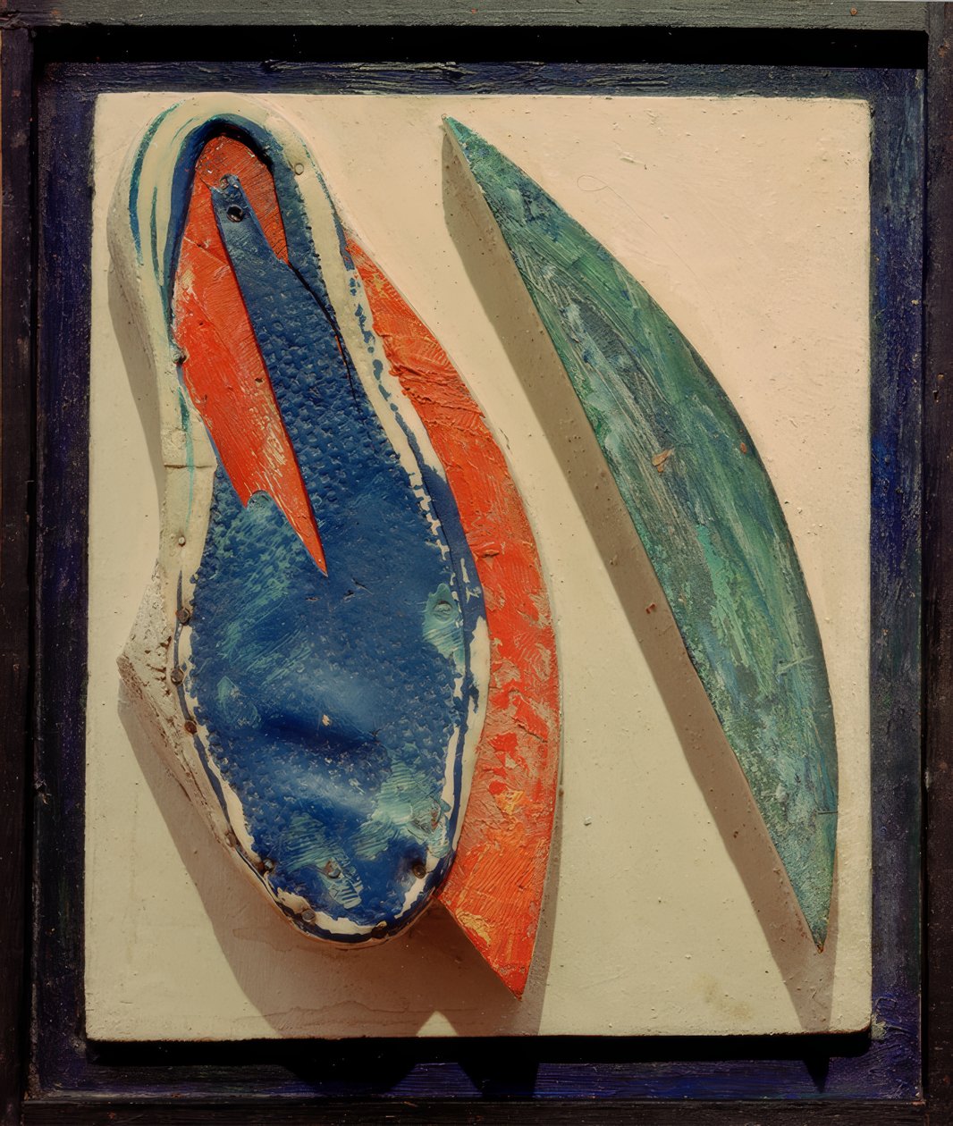 Untitled (avlastning med badsko) av Kurt Schwitters