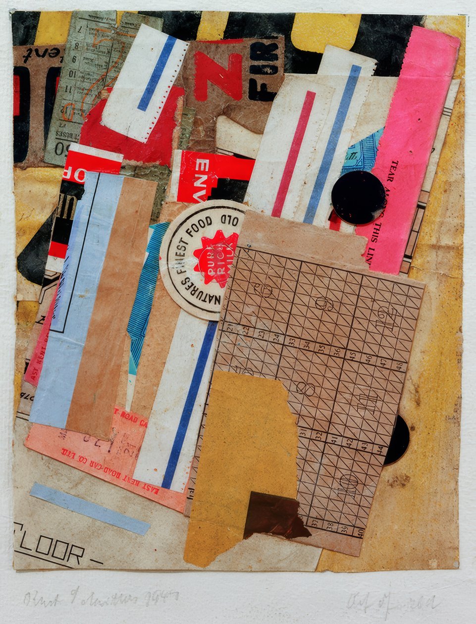 Av rött av Kurt Schwitters