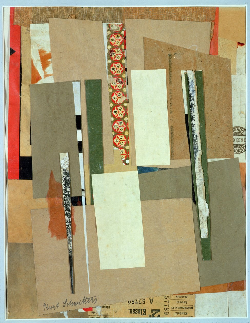 Järnväg, 2:a klass, 1923 av Kurt Schwitters