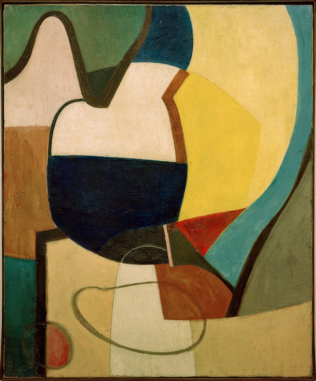 Stilleben på en bordsskiva av Kurt Schwitters
