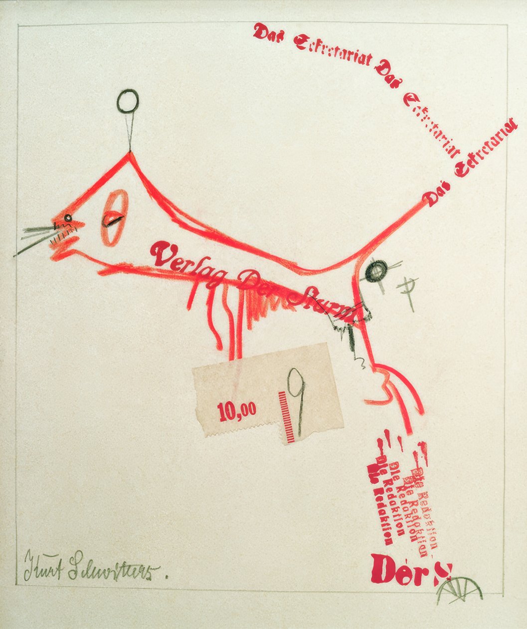 Förlaget Der Sturm av Kurt Schwitters