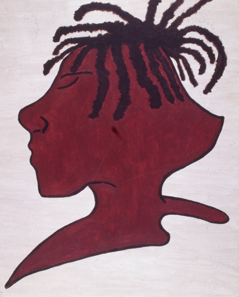 In Thought, 2005 (akryl på duk) av Kurtis L. Miller