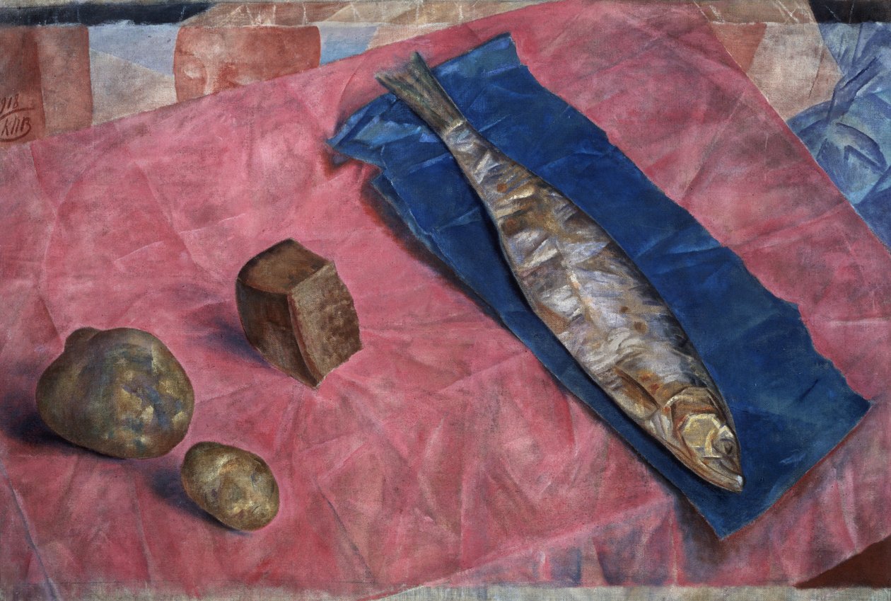 Sill, 1918 (olja på vaxduk) av Kuzma Sergeevich Petrov Vodkin