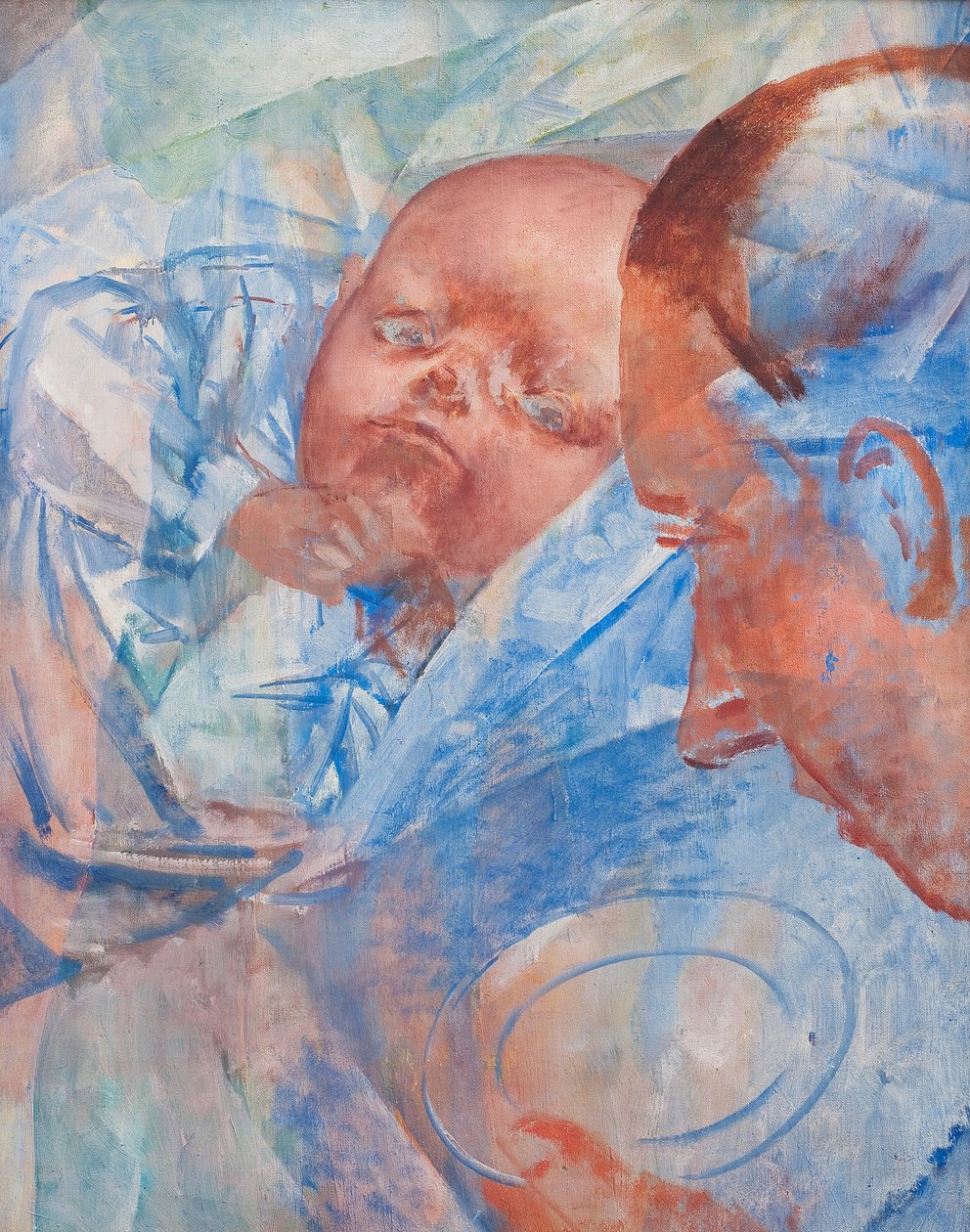 Mor och barn, 1922 av Kuzma Sergeevich Petrov Vodkin