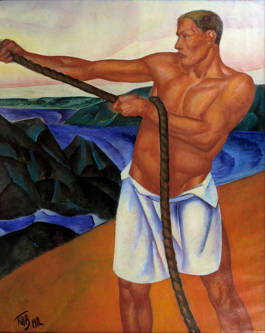 Arbetaren, 1912 av Kuzma Sergeevich Petrov Vodkin