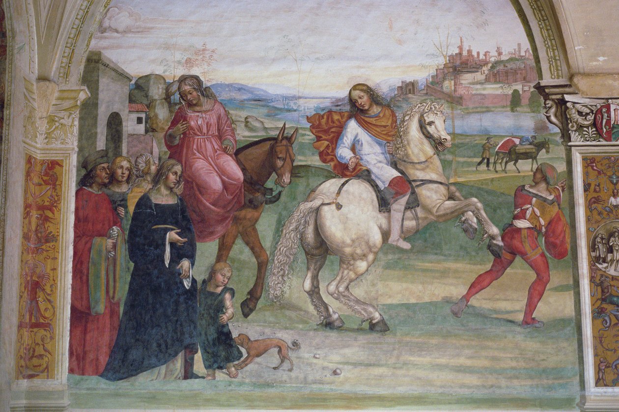 The Life of St. Benedict (detalj) av L. and Sodoma, G. Signorelli