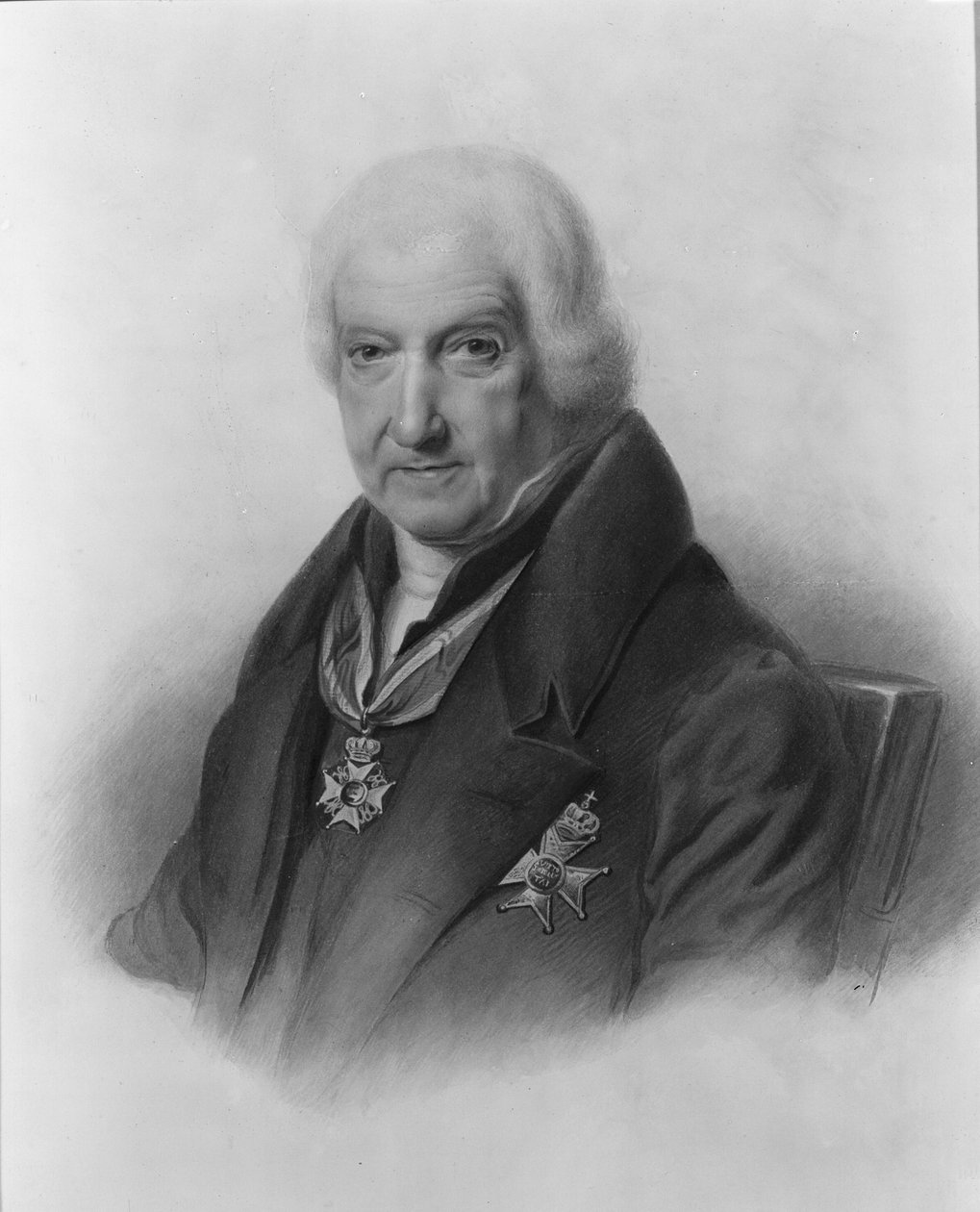Jacques de Guise, Chroniques de Hainaut, frontispiece av L.A. Vincent