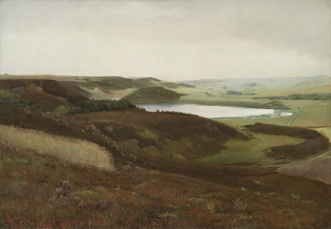 Ett landskap nära Bryrup, Jylland av Laurits Andersen Ring