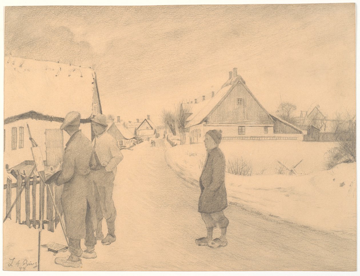 Målaren i byn av Laurits Andersen Ring