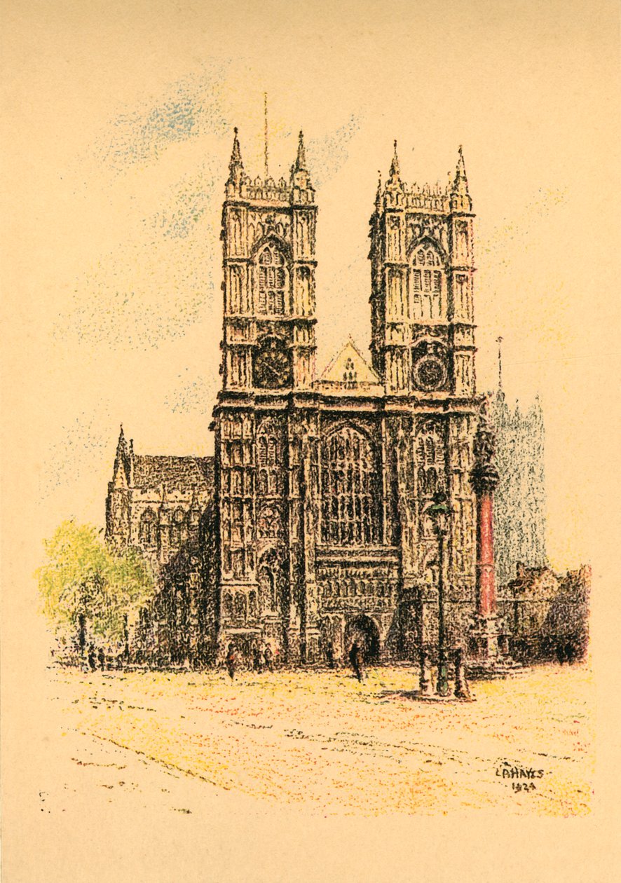 Westminster Abbey, 1924. av L. A. Hayes
