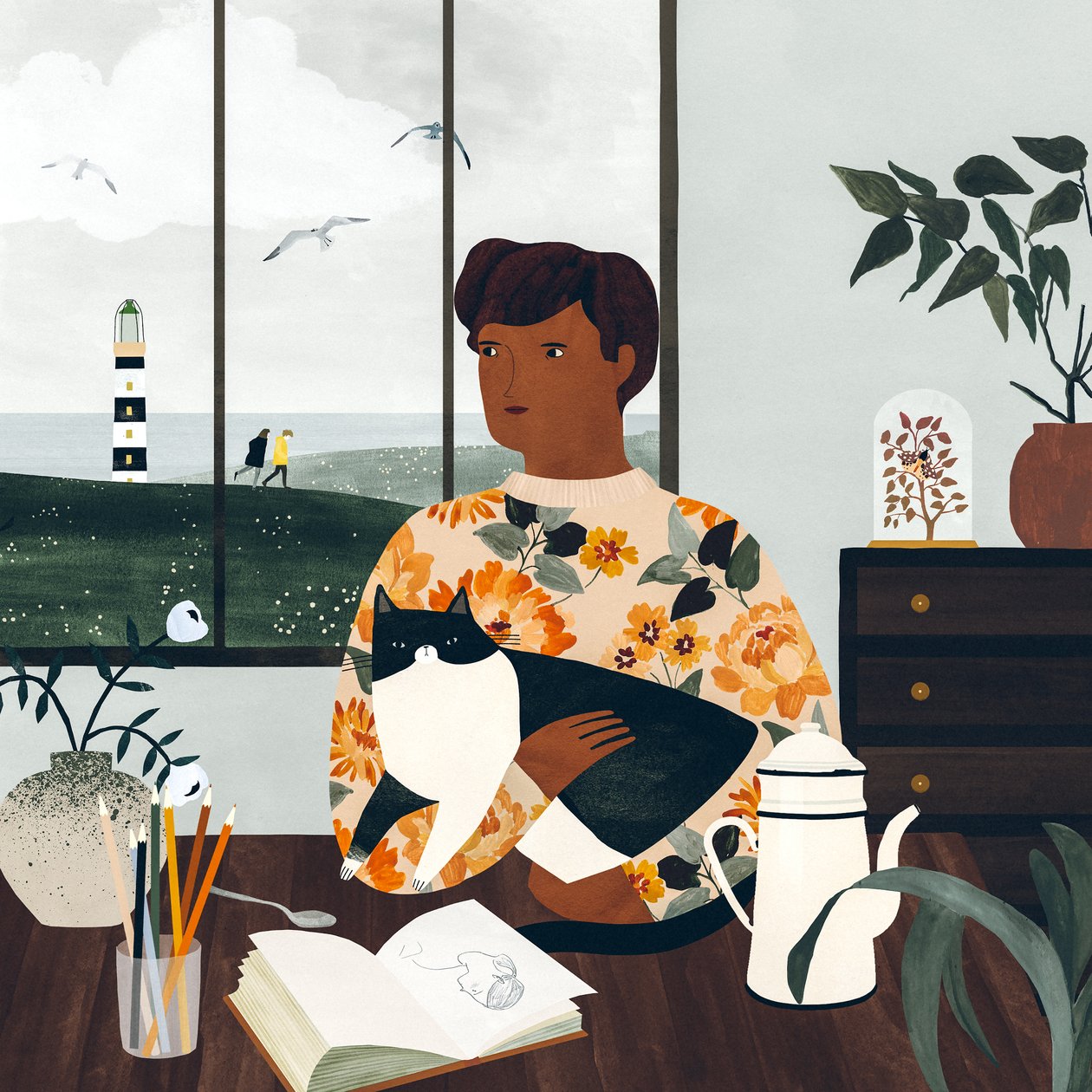 Molnig eftermiddag, 2019 av Léa Le Pivert