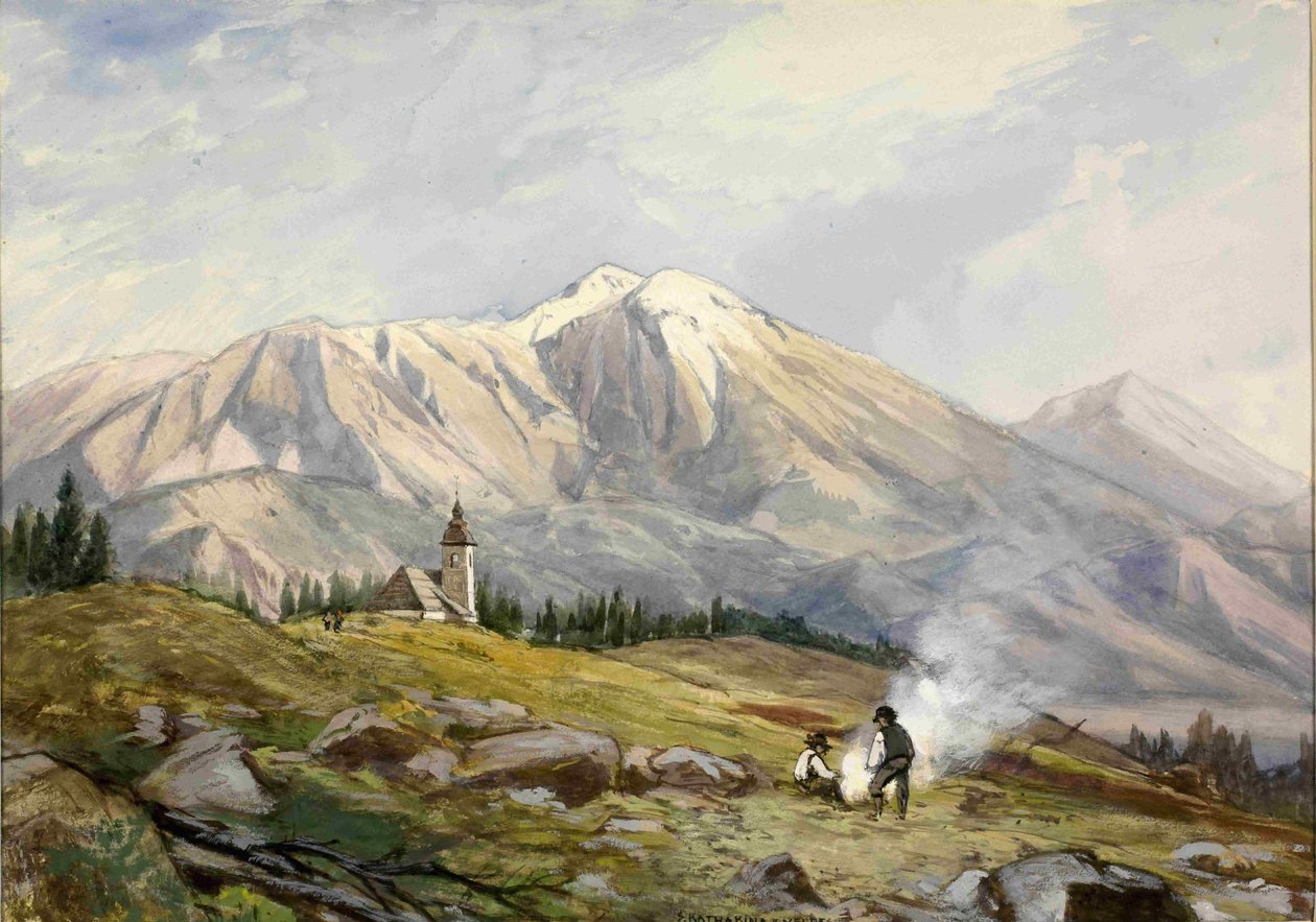  Sv. Katarina nad Zasipom pri Bledun av Ladislav Benesch