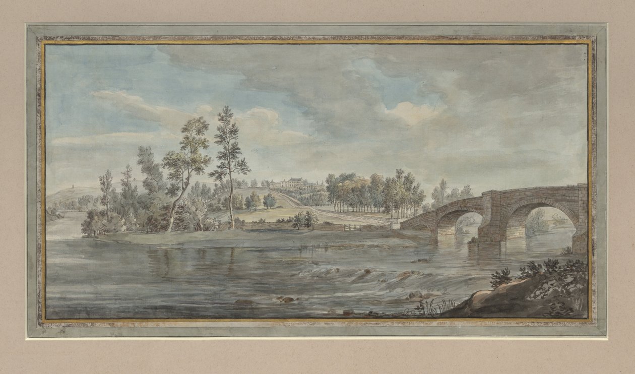 Ouze Bridge, Armathwaite, ca 1770-80 av Lady Mary Lowther