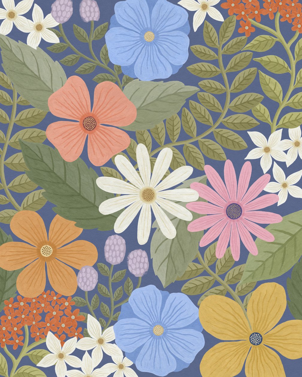 Vildblommor, 2023 (digital) av Lady Ann de Borja