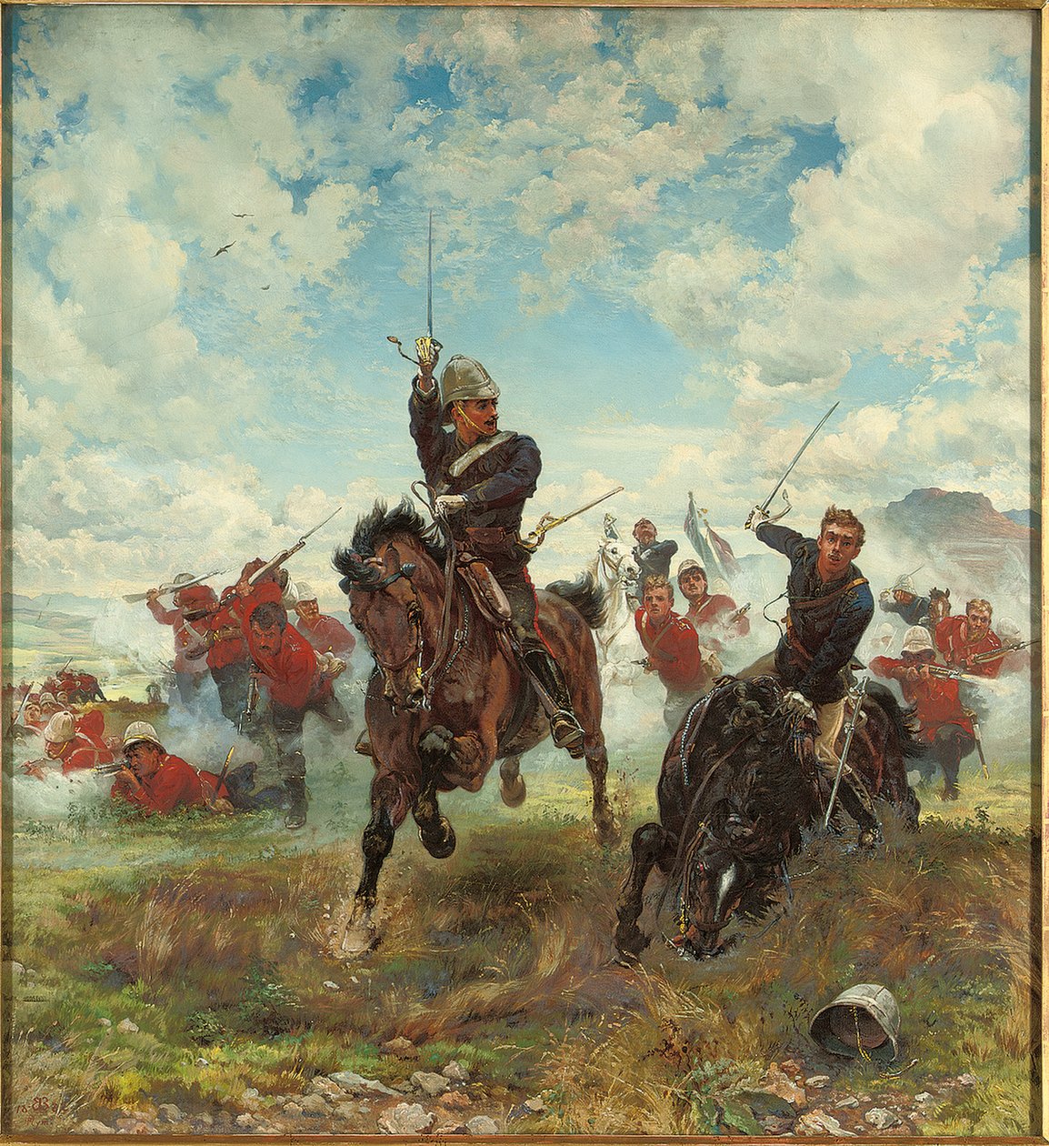 Eton Blooms!, 1882 av Lady Butler