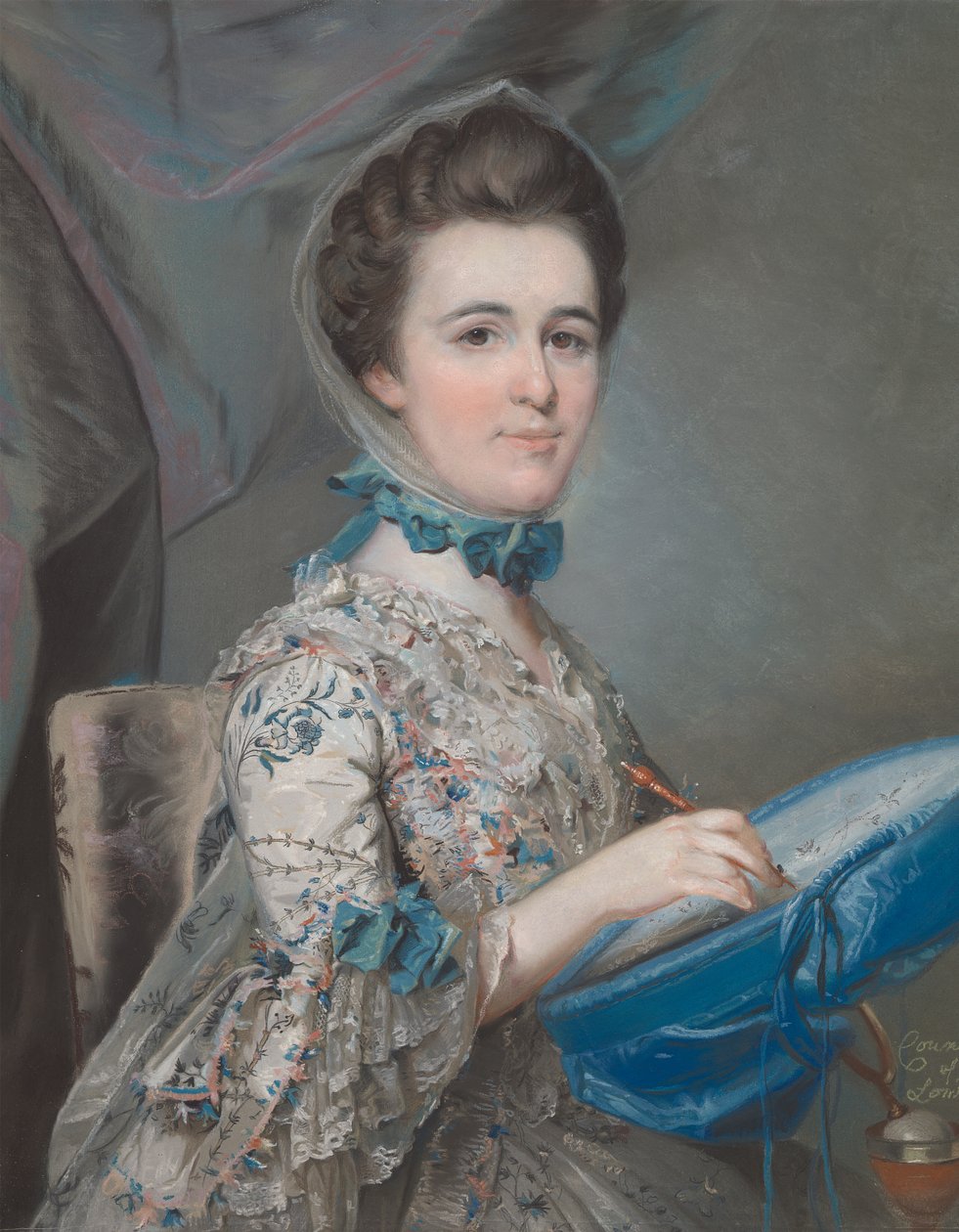 Självporträtt av Lady Mary Lowther