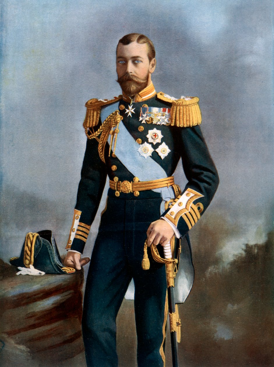 Kung George V, tidigt 1900-tal. av Lafayette