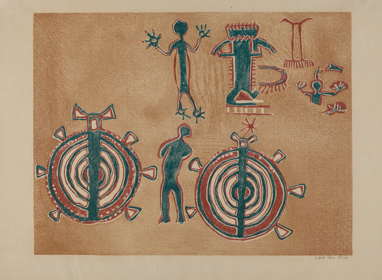 Petroglyph Design av Lala Eve Rivol