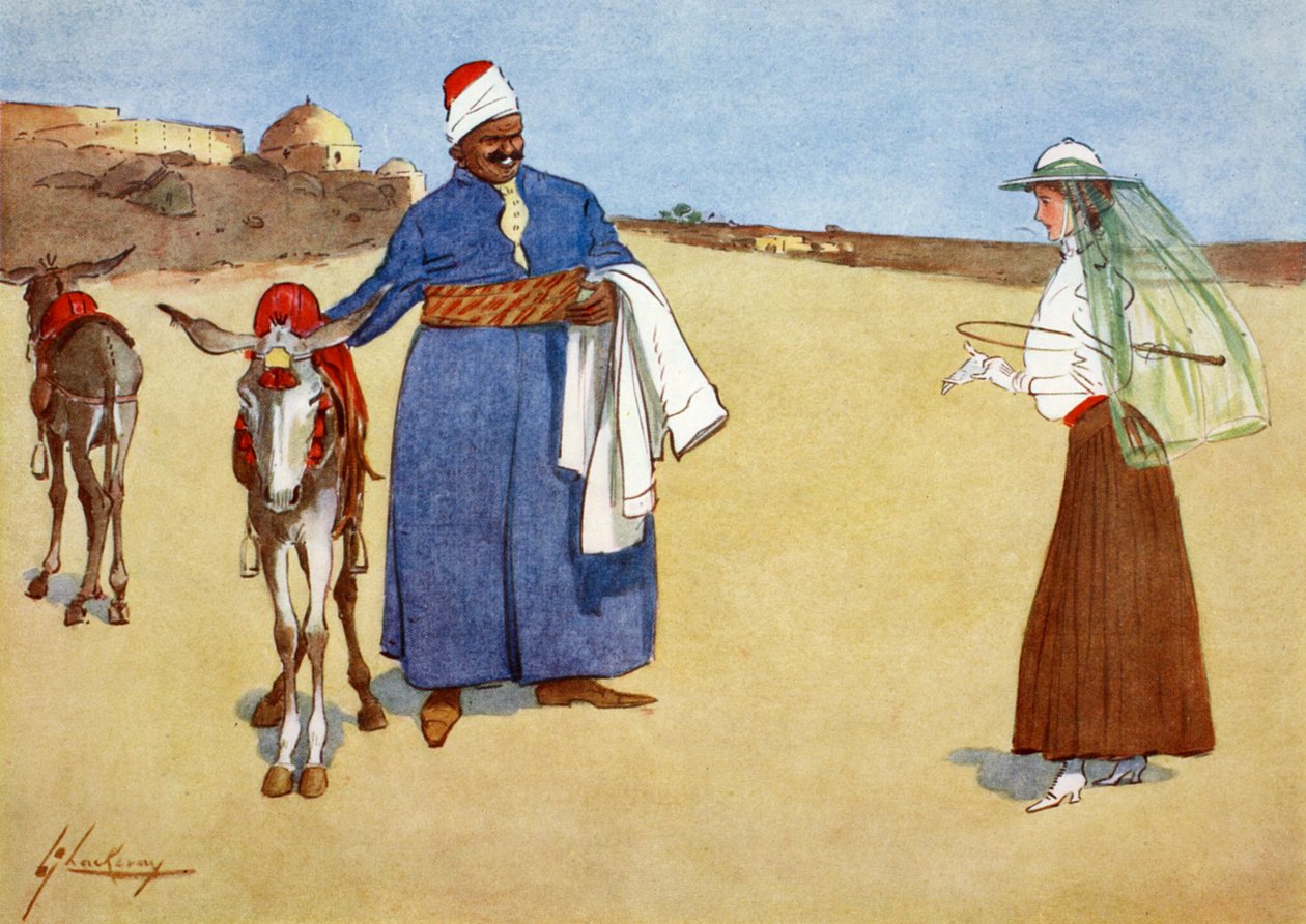 "Skönheten och odjuren", 1908. av Lance Thackeray