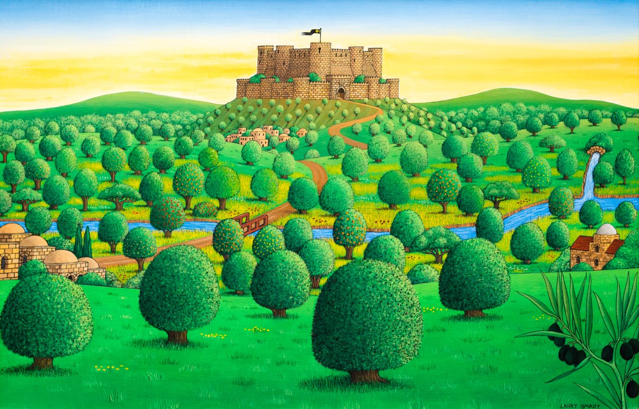 Krak des Chevaliers - Syrien, 1999 av Larry Smart