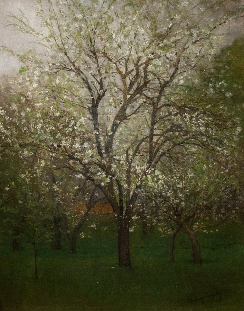  Blossoming springnMagyar: Viragzo tavaszn av Laszlo Mednyanszky