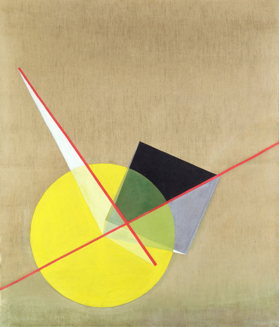 Gul cirkel av Laszlo Moholy Nagy
