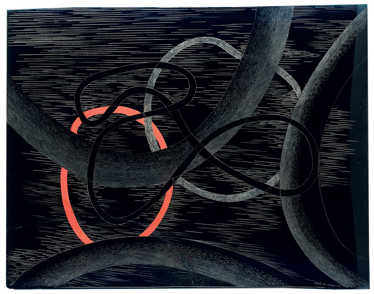 Komposition, 1939 av Laszlo Moholy Nagy