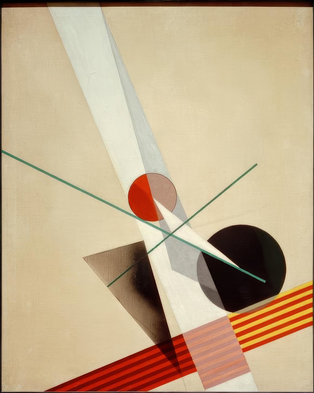 Komposition A XXI. av Laszlo Moholy Nagy