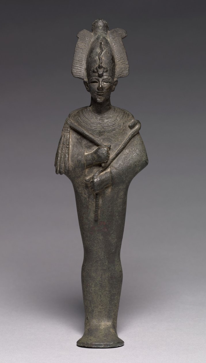 Statyett av Osiris, 664-30 f.Kr av Late Period Egyptian