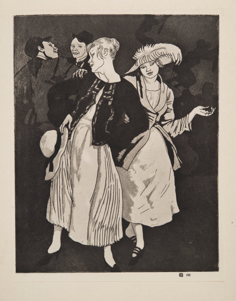 Bank Holiday, pub 1924. av Laura Knight
