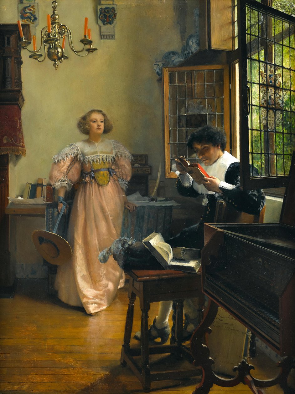 Den ihärdiga läsaren av Laura Theresa Alma Tadema