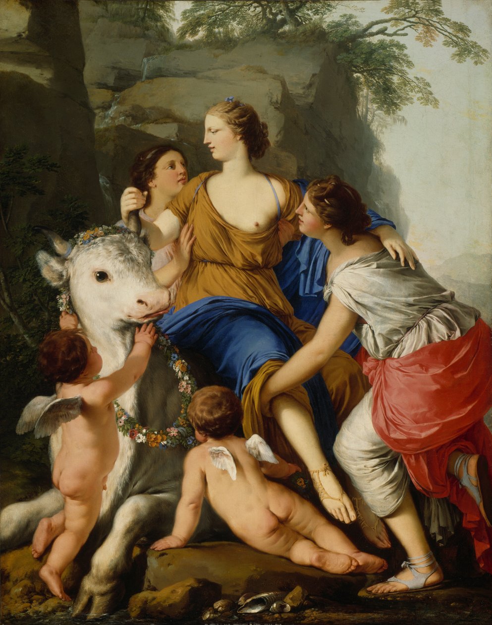 Europas våldtäkt, 1644 av Laurent de la Hyre