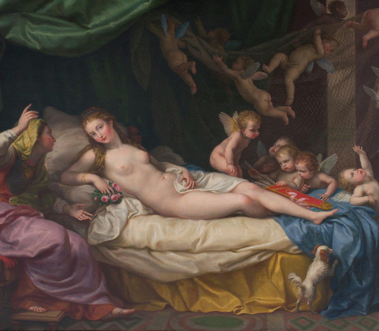 Venus och Minerva av Laurent Pecheux