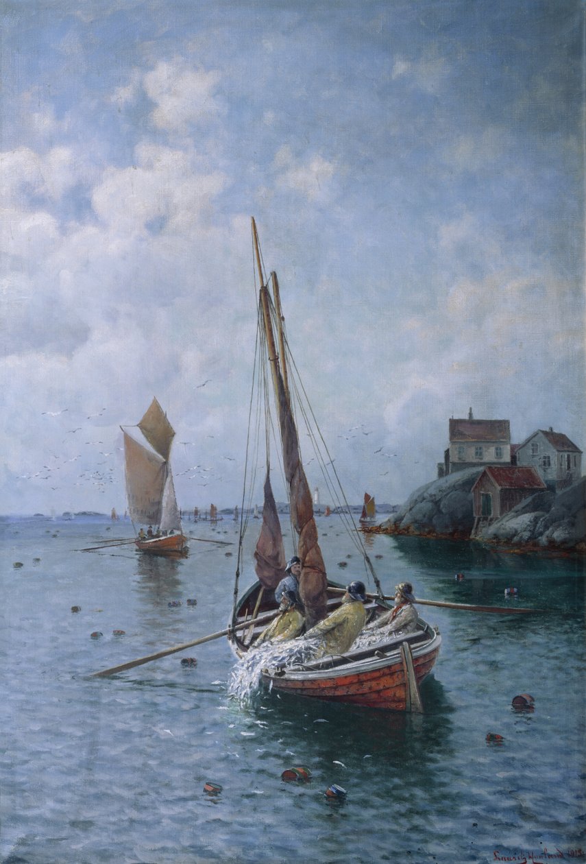 Sillfiske av Lauritz Haaland