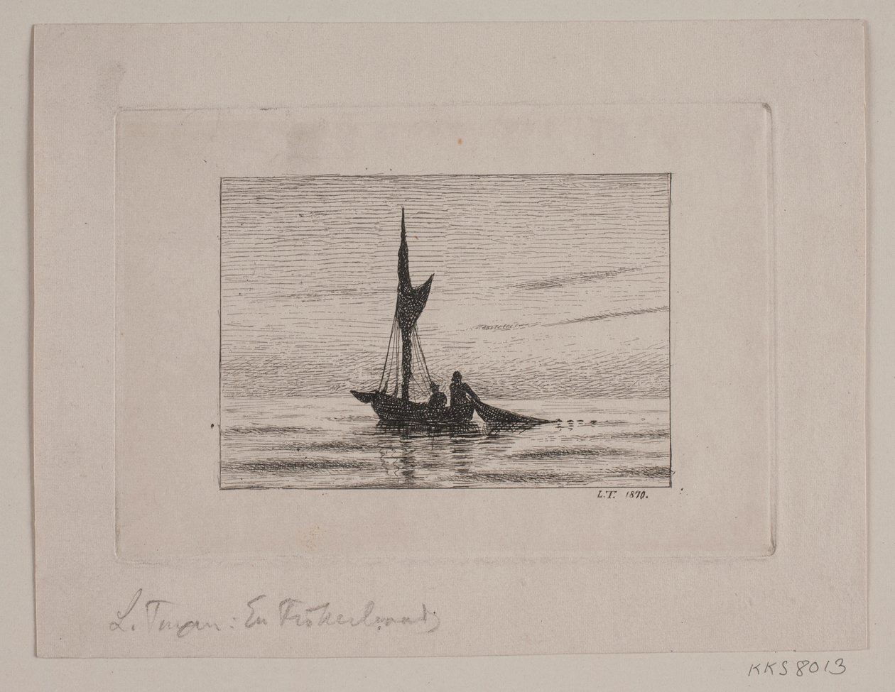 En fiskebåt av Laurits Regner Tuxen