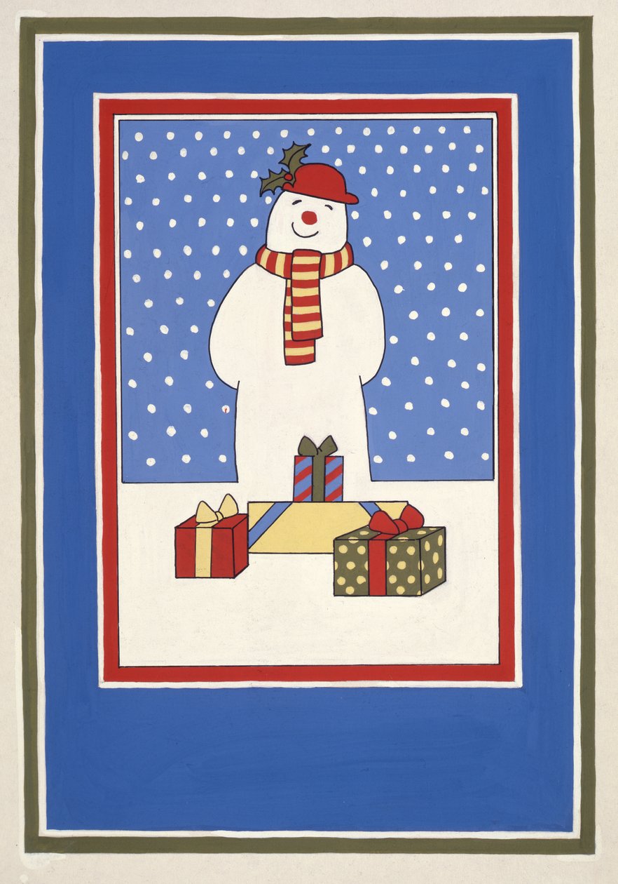 Jul snögubbe av Lavinia Hamer