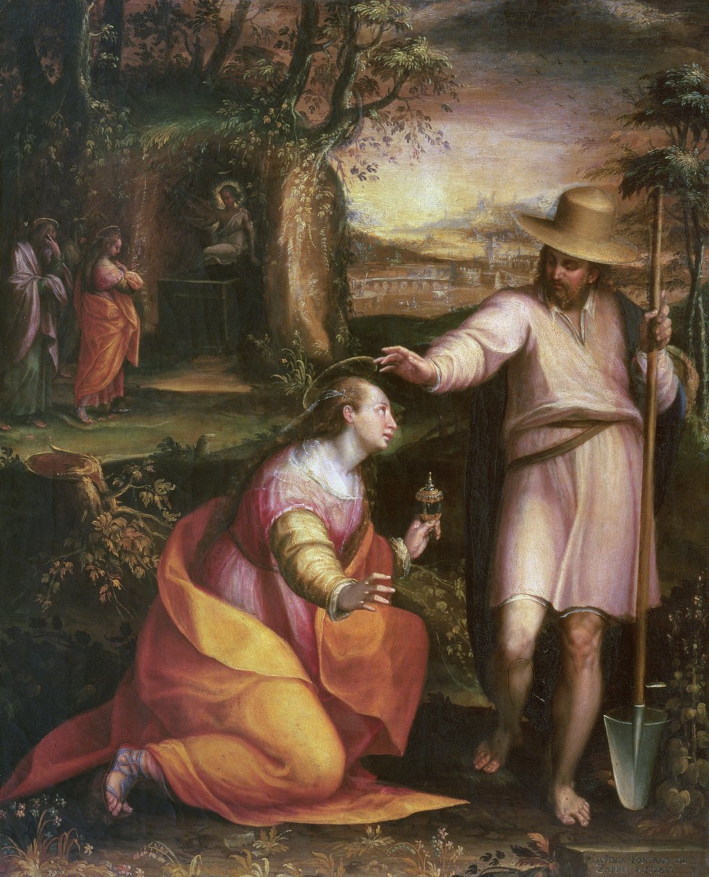 Noli me Tangere, 1581 av Lavinia Fontana