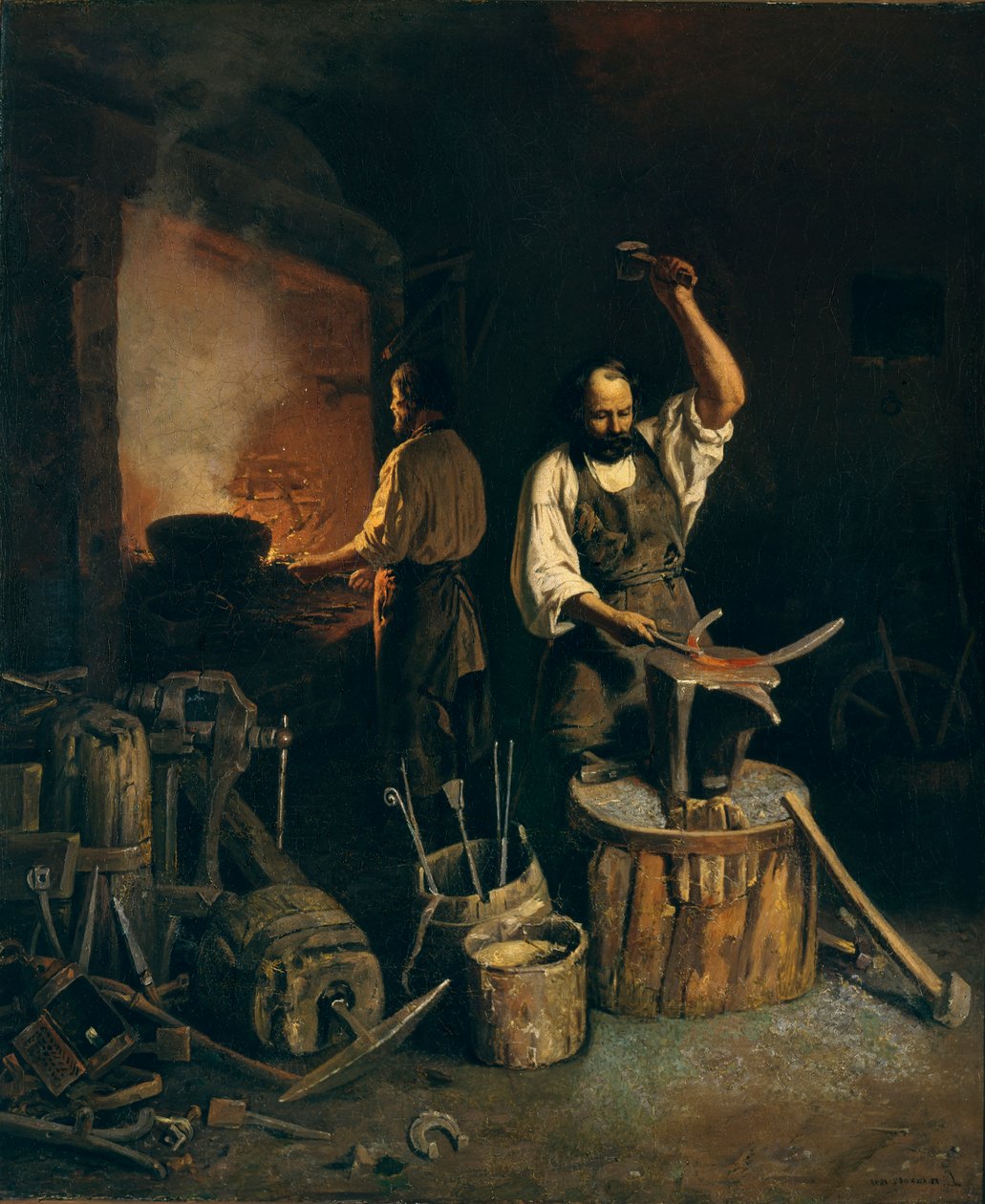 Smedjan, 1845 av Lavr Kuzmich Plakhov